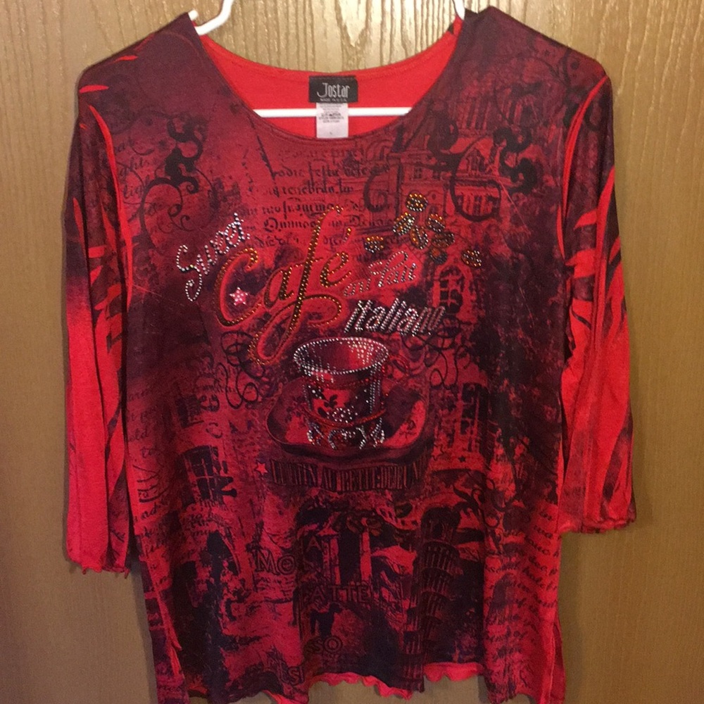 3/4 length sleeve top